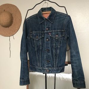 Vintage Levi’s Big E Dark Denim Trucker Jacket